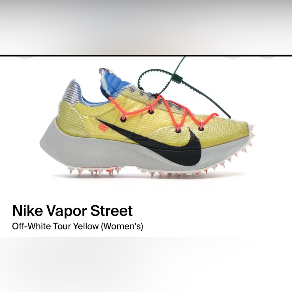 Nike Vapor Street Kids Sneakers - Yellow and Blue